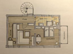 Grundriss Teichblick, Haus Hubertus