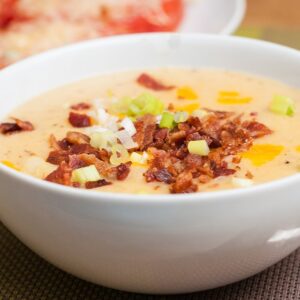 Cremige Kartoffesuppe (Veggy)